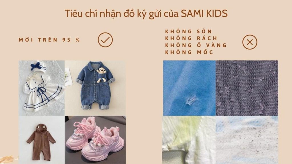 Bán đồ cũ cho bé tại Sami Kids