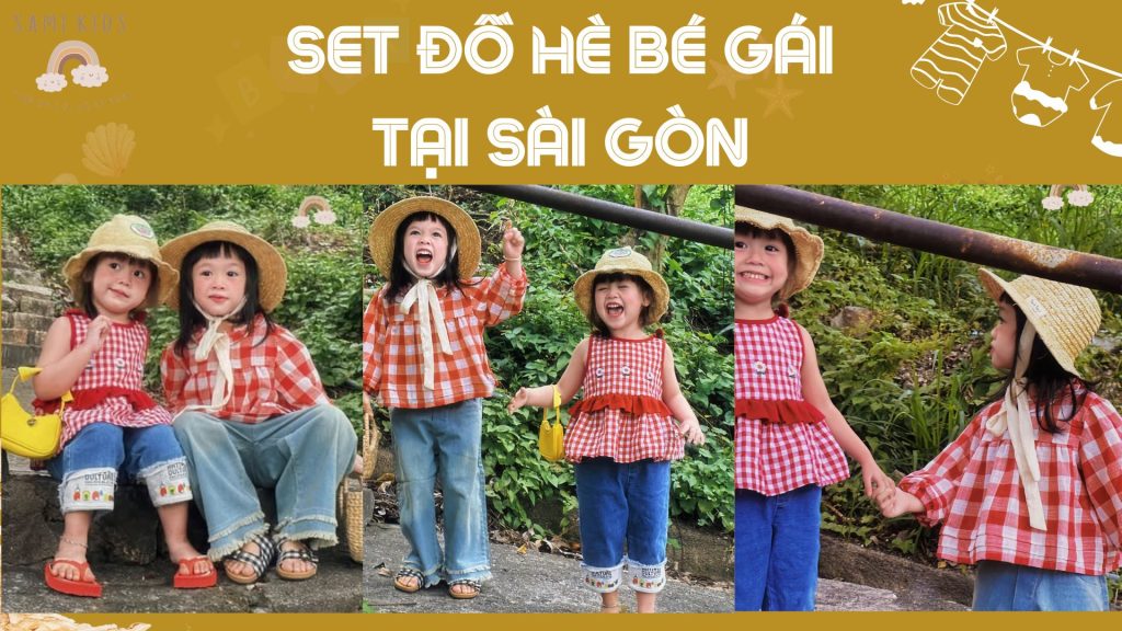 Set đồ hè bé gái tại Sài Gòn